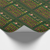 おもしろいなTwasユーモアのあるなクリスマスの前の夜 ラッピングペーパー (角)