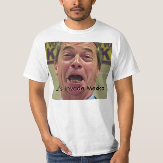 おもしろいなUKIPのワイシャツ Tシャツ (正面)