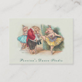 おもしろいなVintagのダンスのスタジオかインストラクターの名刺 名刺