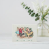 おもしろいなVintagのダンスのスタジオかインストラクターの名刺 名刺 (スタンド正面)