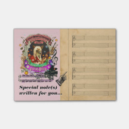 おもしろいなVivaldeer Vivadiのクラシック音楽のパロディ ポストイット