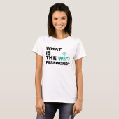 おもしろいなWIFIパスワードはである何 Tシャツ (正面フル)