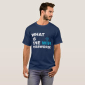 おもしろいなWIFIパスワードはである何 Tシャツ (正面フル)