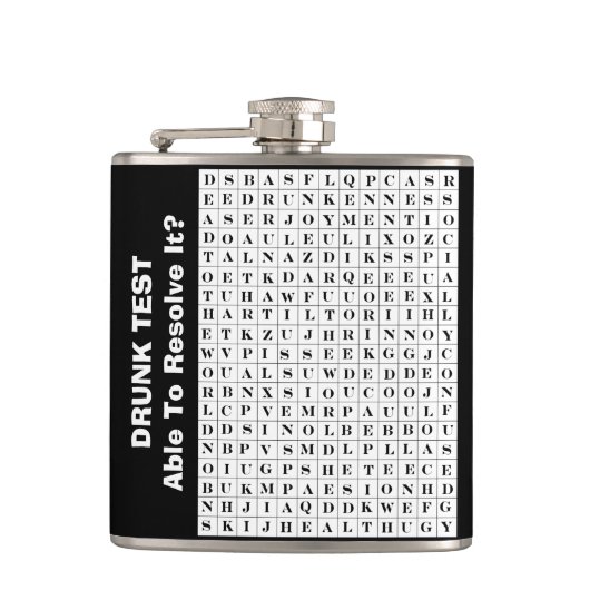 おもしろいなwordsearch フラスク (正面)