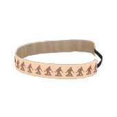 おもしろいなZビッグフットの歩くのサスカッチの群れパターン アスレチックヘッドバンド (右)