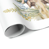 おもしろいに引っ掛かる小さな漁師ダービーベイビーシャワー ラッピングペーパー (ロールコーナー)