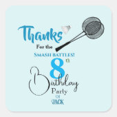 おもしろいに衝突する スクエアシール (正面)