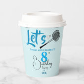 おもしろいに衝突する 紙コップ (裏面)