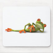 おもしろいのあるカエル! マウスパッド (正面)