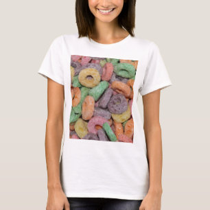 おもしろいのおもしろいな穀物の食糧パターン Tシャツ
