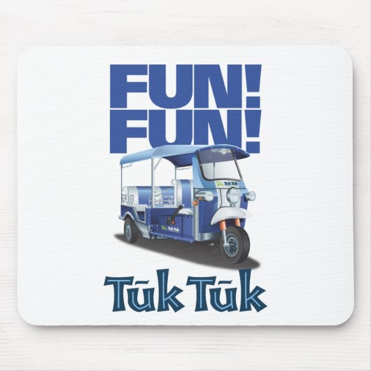 おもしろいのおもしろいTuk Tuk マウスパッド (正面)