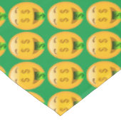 おもしろいのお金Emoji テーブルクロス (アングル)