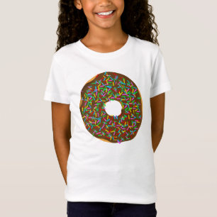 おもしろいのかわいく、カラフルなドーナツはとの振りかけます Tシャツ