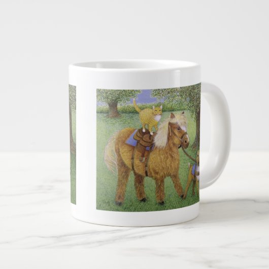 おもしろいのすべての部分 ジャンボコーヒーマグカップ (正面右)