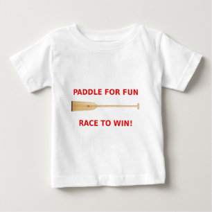 おもしろいのためのかい、ドラゴンのボートのギアに勝つ競争 ベビーTシャツ