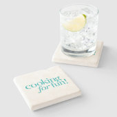 おもしろいのための調理 ストーンコースター (横)