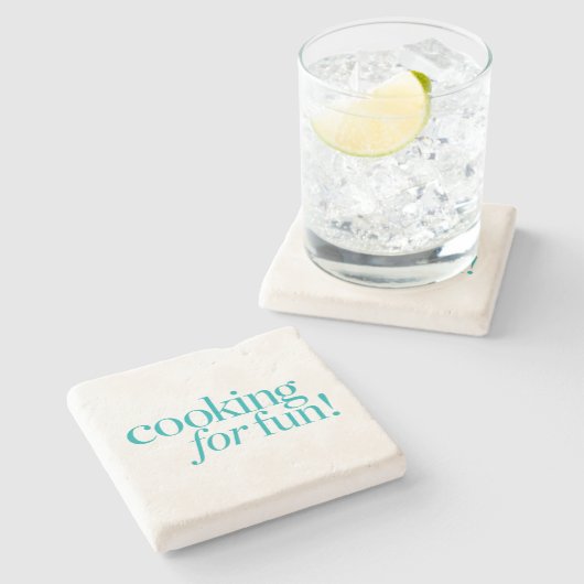 おもしろいのための調理 ストーンコースター (横)
