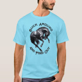 おもしろいののまわりに評価と検索 Tシャツ (正面)