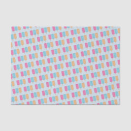 おもしろいのアイスクリームのアイスキャンデーのティッシュペーパーのピンクの青オラン 薄葉紙