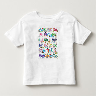 おもしろいのアルファベット トドラーTシャツ