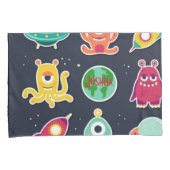 おもしろいのエイリアンの男の子のためのパーソナライズな写真の枕 枕カバー (正面右)