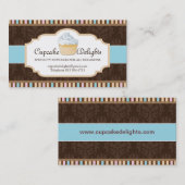 おもしろいのカスタマイズ可能なカップケーキの名刺 名刺 (正面/裏面)