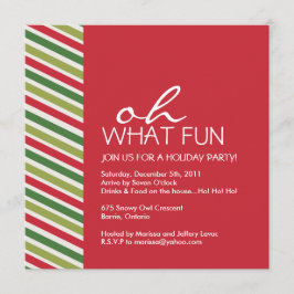 おもしろいのカスタマイズ可能なクリスマスのパーティの招待状 招待状