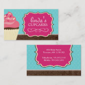 おもしろいのカップケーキの名刺 名刺 (正面/裏面)