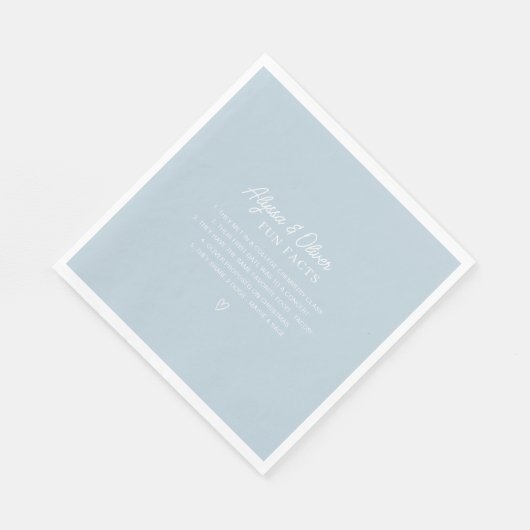 おもしろいのカップルに関す結婚る事実 スタンダードランチョンナプキン (角)