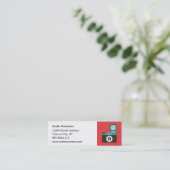 おもしろいのカラフルなダイアナLomoのカメラのカメラマン スキニー名刺 (スタンド正面)