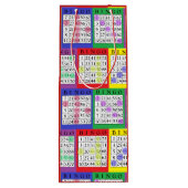 おもしろいのカラフルなビンゴはギフトバッグを梳きます ワインギフトバッグ (裏面)