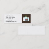 おもしろいのカラフルなLomoの行為Sのカメラのカメラマン スキニー名刺 (正面/裏面)