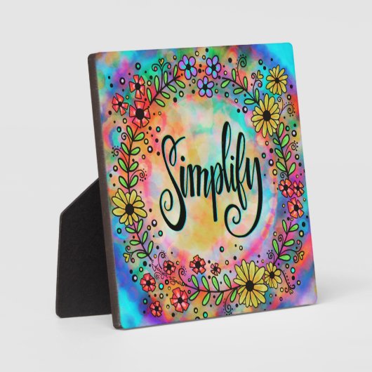 おもしろいのカラフル簡かわいらし単 フォトプラーク (正面)