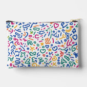 おもしろいのカラフル鮮やか形状 アクセサリーポーチ (裏面)