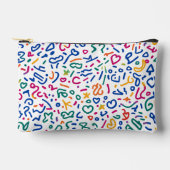 おもしろいのカラフル鮮やか形状 アクセサリーポーチ (正面)