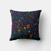 おもしろいのカラフル鮮やか形状 クッション (裏面)