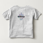 おもしろいのカラフル鮮やか形状 トドラーTシャツ (裏面)