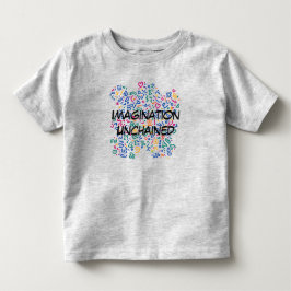 おもしろいのカラフル鮮やか形状 トドラーTシャツ