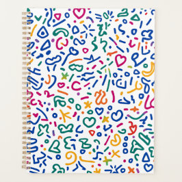 おもしろいのカラフル鮮やか形状 プランナー手帳