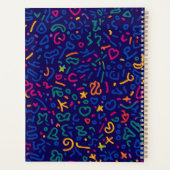 おもしろいのカラフル鮮やか形状 プランナー手帳 (裏面)