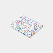 おもしろいのカラフル鮮やか形状 ポストイット (アングル)