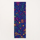 おもしろいのカラフル鮮やか形状 ヨガマット (正面)