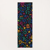 おもしろいのカラフル鮮やか形状 ヨガマット (裏面)