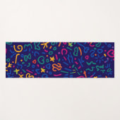 おもしろいのカラフル鮮やか形状 ヨガマット (正面(横))