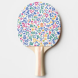おもしろいのカラフル鮮やか形状 卓球ラケット