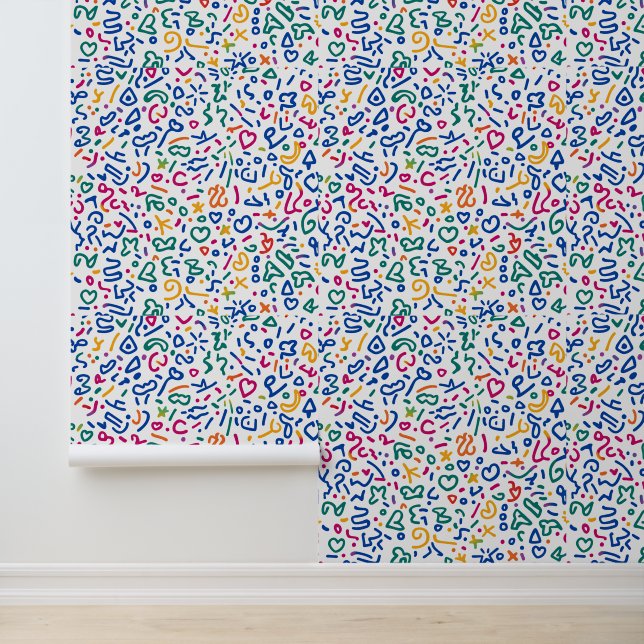 おもしろいのカラフル鮮やか形状 壁紙 (アプリケーション)