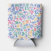 おもしろいのカラフル鮮やか形状 缶クーラー (正面)