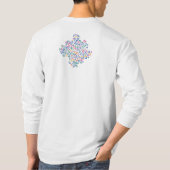 おもしろいのカラフル鮮やか形状 Tシャツ (裏面)