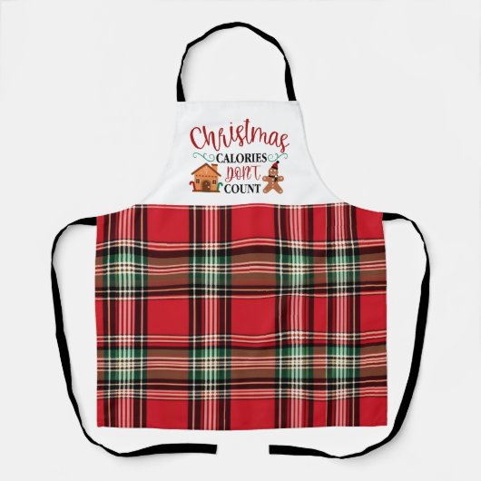 おもしろいのカロリー数をカウントしない エプロン (正面)