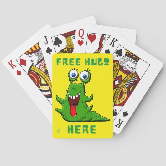 おもしろいのカー遊ド「FREE HUGZ...」 トランプ (裏面)